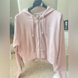 Kith zip up cropped hoodie